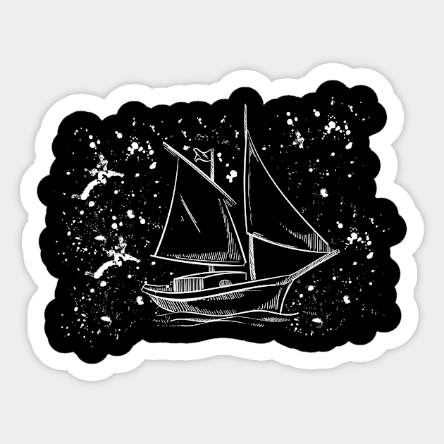 Sailing gifts for Sailing Lovers Sticker by HBfunshirts